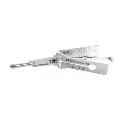 New Original Lishi MIT8 GM15.19.SZ12 2-in-1 Decoder and Pick for Mitsubishi (Ignition)  [Single Lifter, MIT8 (FLAT 8 CUT)] | Emirates Keys